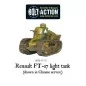 Bolt Action : Belgian Renault FT-17 light tank