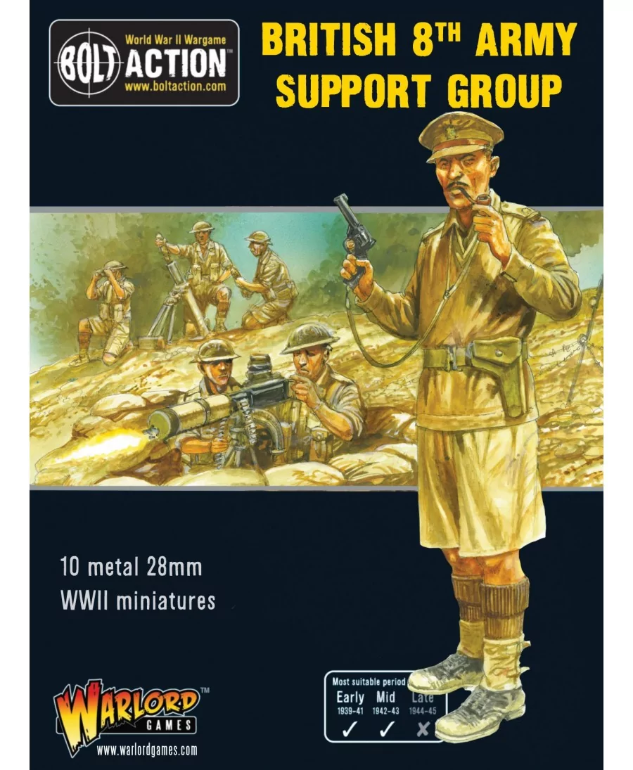 Bolt Action : British 8th Army Support Group