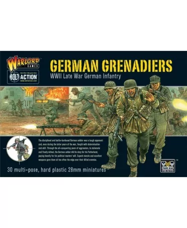 Bolt Action : German Grenadiers Plastic Box Set | Boutique Starplayer | Jeu de Figurines