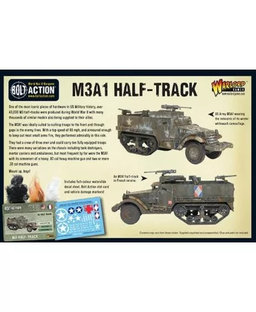 Bolt Action : M3A1 Half-track | Boutique Starplayer | Jeu de Figurines