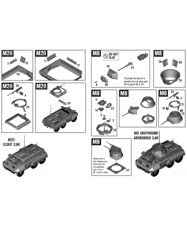 Bolt Action : US M8/M20 Greyhound Scout Car | Boutique Starplayer | Jeu de Figurines