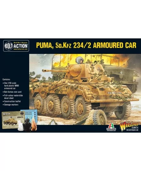 Bolt Action : German Puma Sd.Kfz 234/2 Armoured Car | Starplayer | Jeu de Figurines