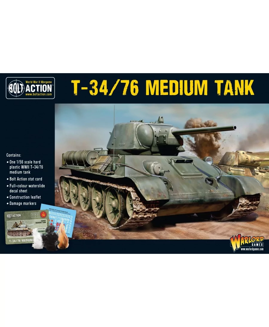 Bolt Action : Soviet T34/76 Medium Tank