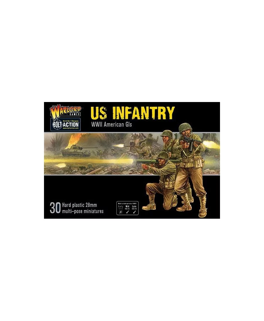 Bolt Action : US Infantry WWII American GIs