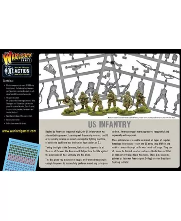 Bolt Action : US Infantry WWII American GIs | Boutique Starplayer | Jeu de Figurines