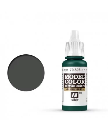 flacon de peinture, Vallejo model color, Camouflage Allemand Vert foncé