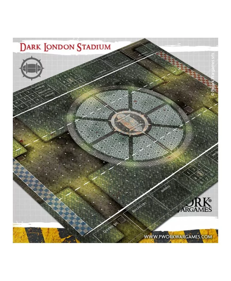 Fantasy Football Mat - Dark London Stadium