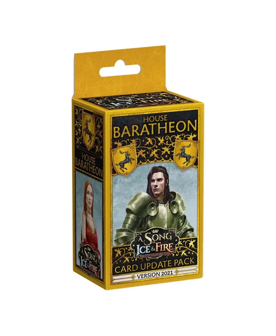 Le Trône de Fer : le Jeu de Figurines - Cartes de Mise à jour -Maison Barathéon