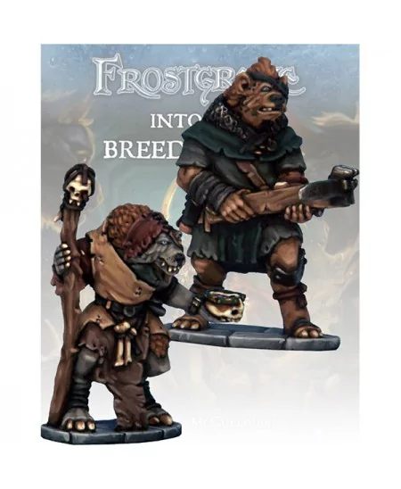 figurine "Frostgrave - Apothicaire et Tireur Gnoll"