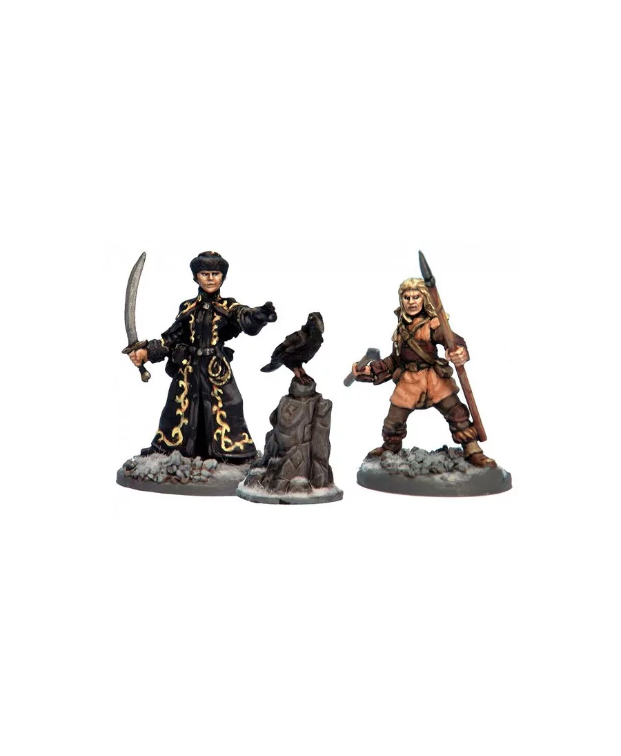 Frostgrave - Maitre des corbeaux et Javelinier