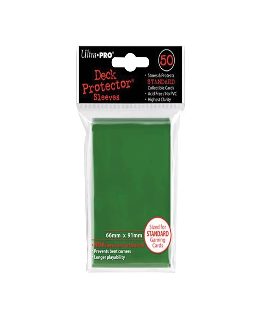 Protège Cartes Ultra PRO : Vert Standard - 66X91mm