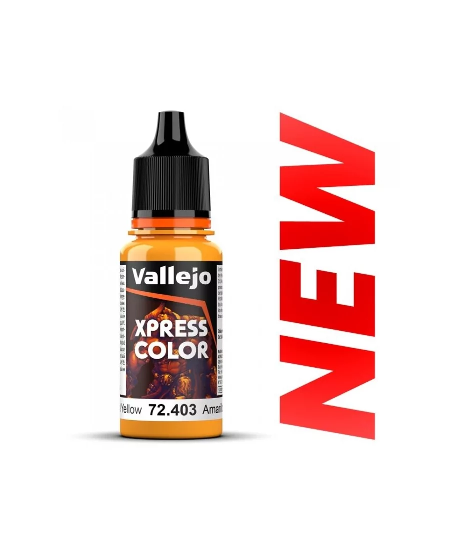 Vallejo Xpress Color : Jaune Impérial - Imperial Yellow - Flacon 18ml