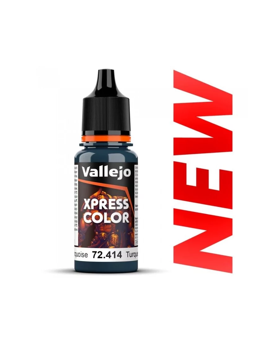 Vallejo Xpress Color : Turquoise Caraïbes - Flacon 18ml