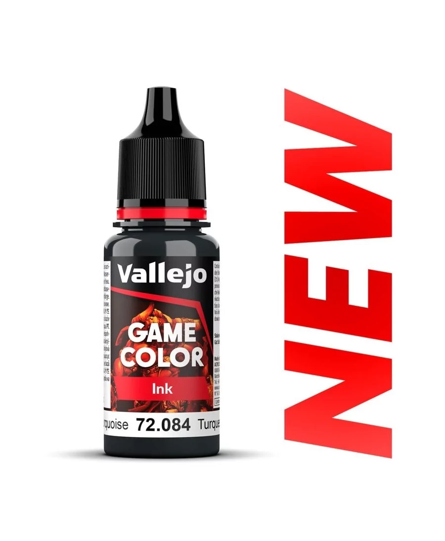 Vallejo Game Color : Encre Turquoise Foncé (18ml)