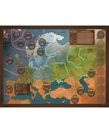 plateau du jeu Pax Viking