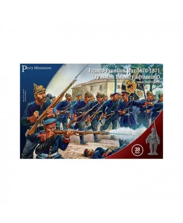 Perry Miniature : Prussian Infantery Advancing 1870-1871 - Jeu de Figurines Historique