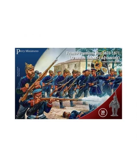 Perry Miniature : Prussian Infantery Advancing 1870-1871 - Jeu de Figurines Historique