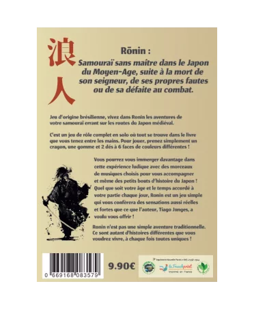 Ronin – Jeu de Rôle en Solo