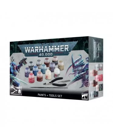 Warhammer 40,000 : Kit Peintures + Outils - Starplayer