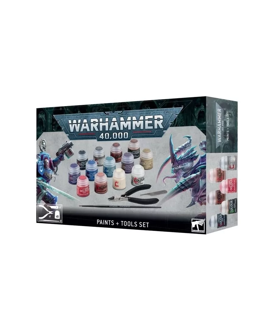 Warhammer 40,000 : Kit Peintures + Outils