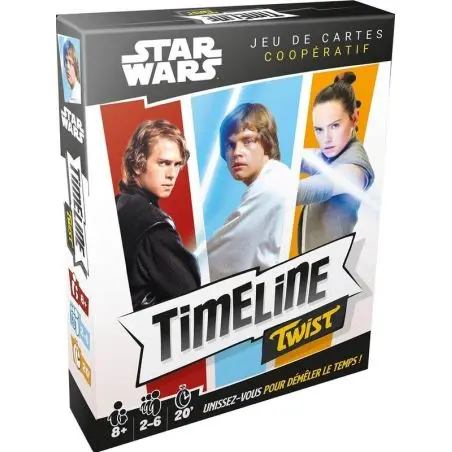boite du jeu "Timeline Twist" Star Wars
