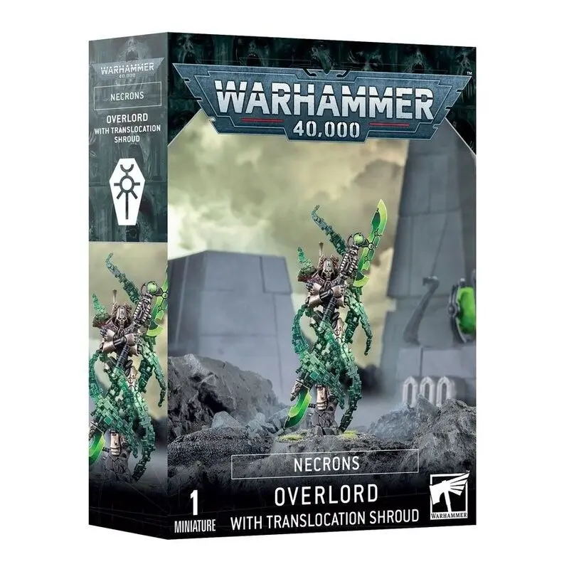 Wh40k : Necrons - Tétrarque avec Linceul de Translocalisation