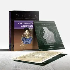 cartes "atout architecte" supplément jeu de rôle "Dune"