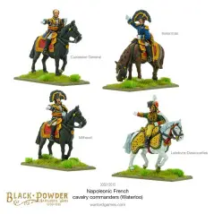 figurines, Black-Powder, Napoleonic French cavalry, Waterloo