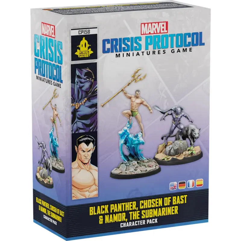 Marvel Crisis Protocol : B.Panther, Chosen Bast Namor,Submariner