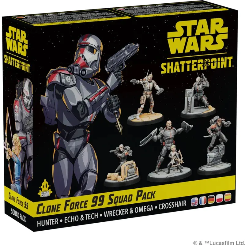 Star Wars Shatterpoint : Set d’escouade Clone Force 99