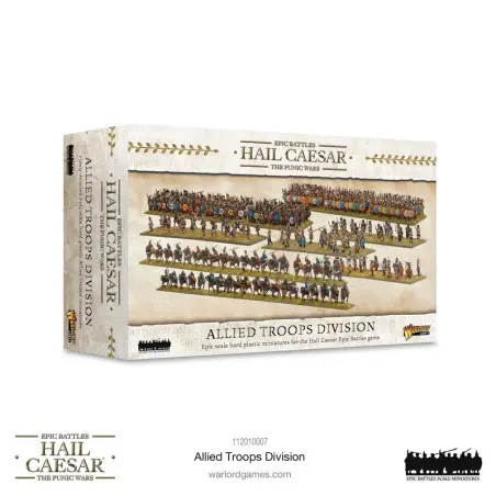 boite de figurines, Hail Caesar, Allied Troops division