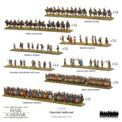 Figurines de la boite, hannibal battle set