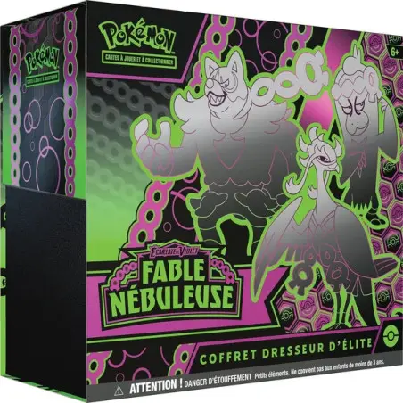 coffret, pokémon,dresseur d'élite, Fable Nébuleuse