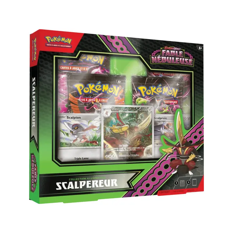 Pokémon EV65 : Coffret Illustration Scalpereur