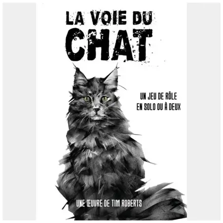 Couverture du jeu de rôle, La Voie du Chat