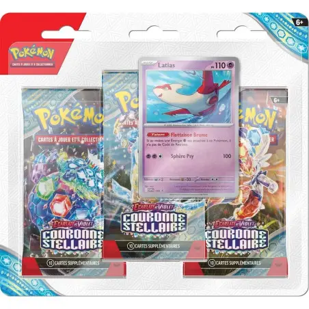 Pokémon EV07, Pack 3 boosters, Couronne Stellaire