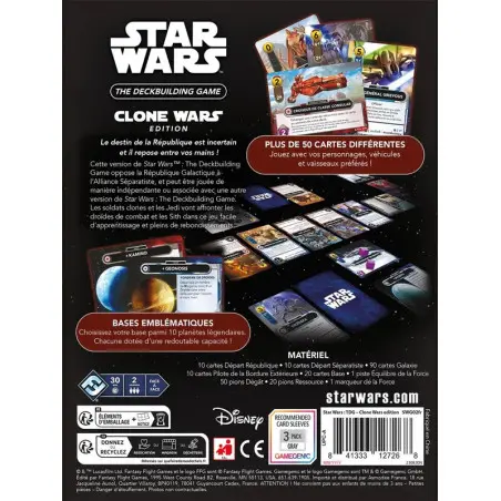 Star Wars : Deck building Clone wars