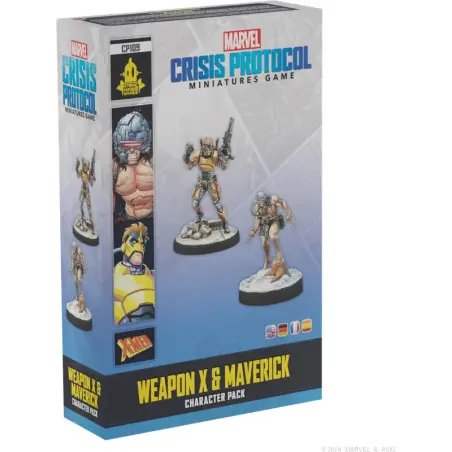 Figurines, Weapon X & Maverick, Marvel Crisis Protocol