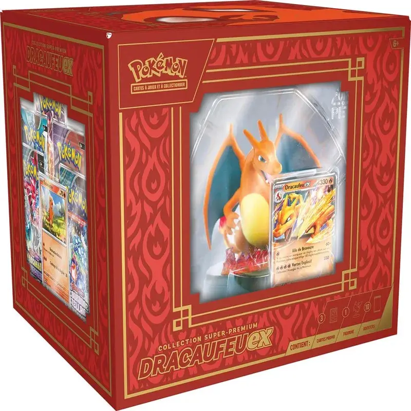 Pokémon : Coffret Découverte Dracaufeu-ex Q4 24