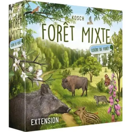 boite du jeu, Forêt Mixte, extension, Lisière de Forêt