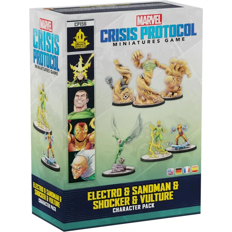 Marvel Crisis Protocol : Electro & Sandman & Shocker & Vulture