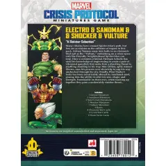 Marvel Crisis Protocol : Electro & Sandman & Shocker & Vulture