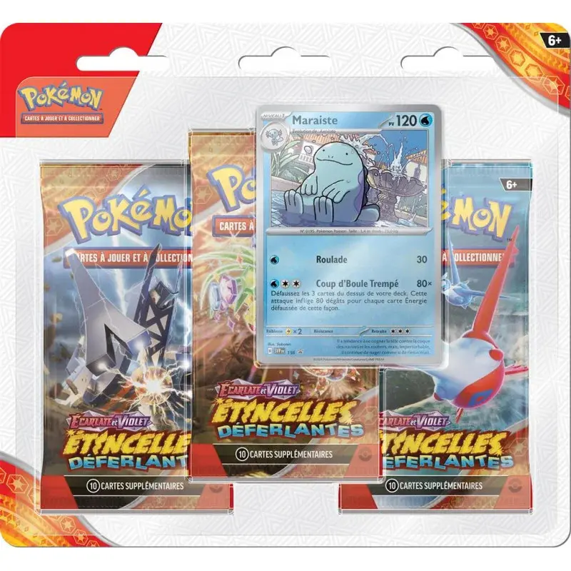 Pokemon EV08 : Étincelles Déferlantes - Pack 3 boosters