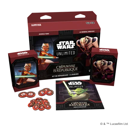 Vue d'ensemble du kit 2 joueurs pour star wars unlimited