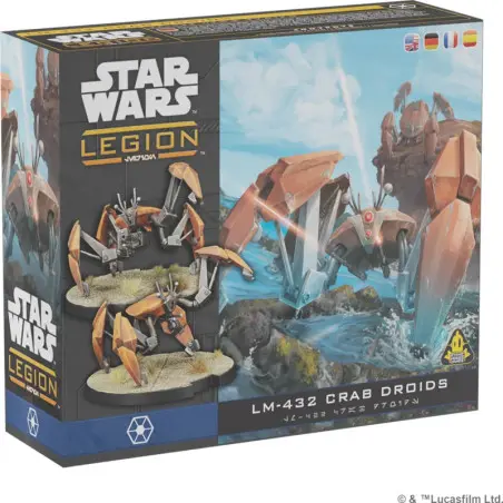 Boite de figurines, Star Wars Legion, Crab Droid