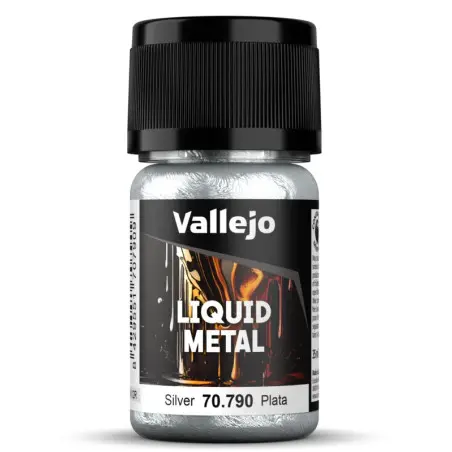 Pot de peinture, Vallejo Liquid Métal - Argent, Silver 70.590