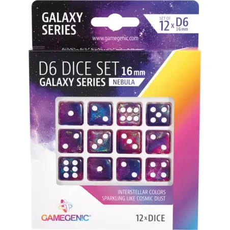 Set de Dés 6 - Galaxy Series - Nebula