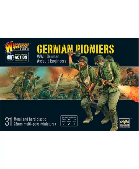 Bolt Action : German Pioniers | Boutique Starplayer | Jeu de Figurines