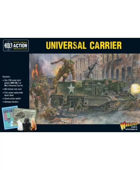 Bolt Action : Universal Carrier (plastic) - Boutique Starplayer | Jeu de Figurines