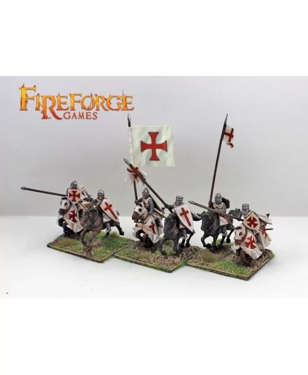 Templar Knights Cavalry (12 Mounted Soldiers)